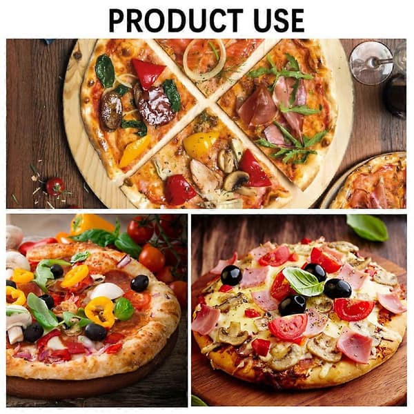 Avtakbart trehåndtak aluminium pizzaspade perforert pizzaoverføringsspatel bakeverktøy 3