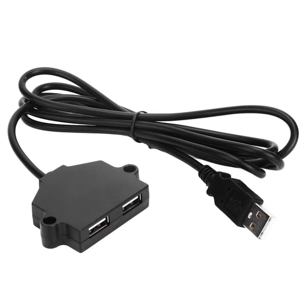 Dobbelt USB-opladningsport 1,5 m kabel 5V 1A Multifunktion til tabletkamera