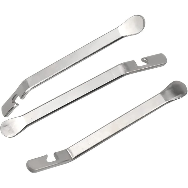 3 st Cykeldäcksspak Sked Däckspakar Rostfritt stål Cykeldäcksspak Metallspak Däckspak Spade Däckborttagningsverktyg för att byta in cykeldäck