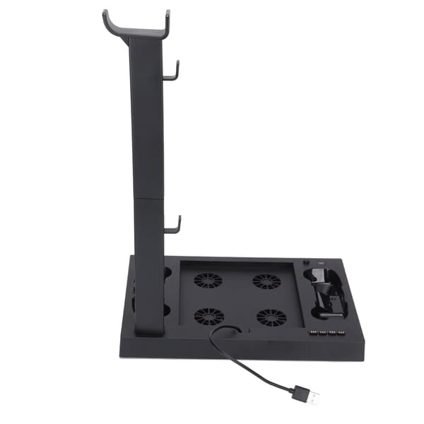 Xbox Series X Kølestativ Multifunktionel Køleblæserbase med Batteriadapter Headsetholder