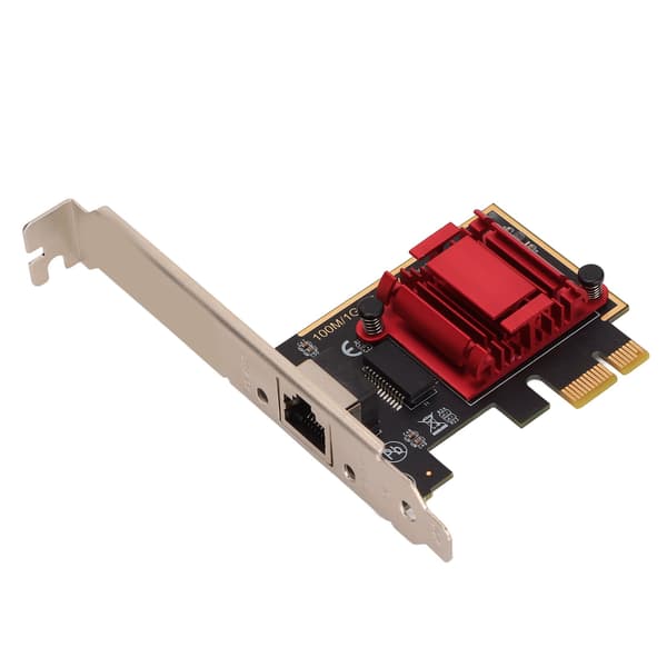 PCIe Ethernet-adapter 2,5 Gbps 2500 1000 100 Mbps RJ45-port PCI Express Gigabit-nätverkskort för Windows Linux Mac OS X Server