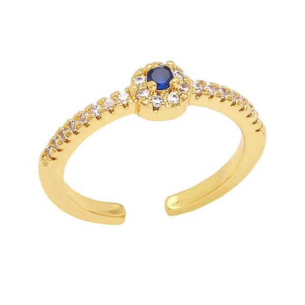 Sormus Vintage Zircon Metallic Element muotikorut Ac10225 white