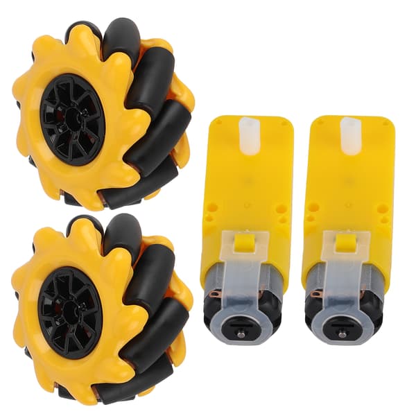 Älykäs robottiauto Mecanum-pyörä 48mm DIY-lelukomponentit