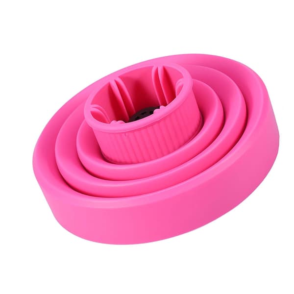 Vikbar foldbar hårtørrer Hårblæser Diffuserhylster Styling Frisørværktøj (pink)
