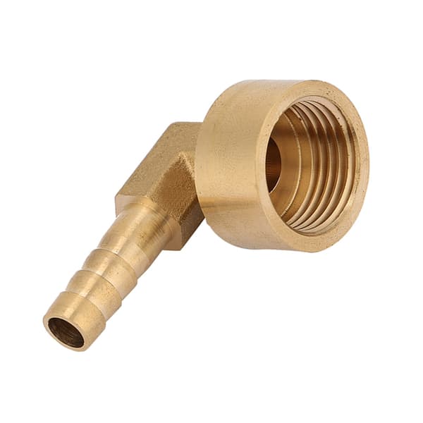 Messing Albue Slange Studs Kobling Adapter 10 mm G1 2 Indvendigt Gevind