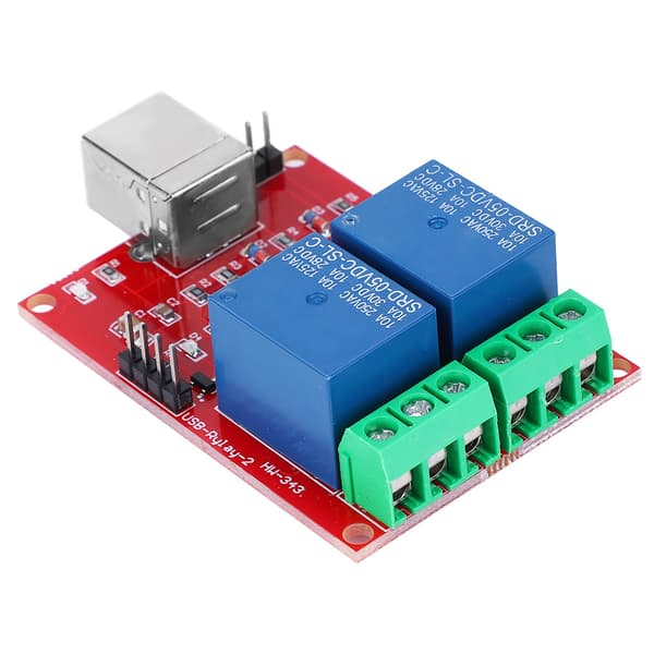 5V 2-kanals USB-relæmodul til PC Computer Smart Control