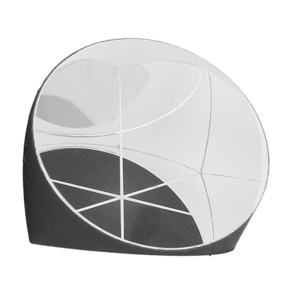 Hörnkub Prisma Optiskt Glas Belagd Polerad Hög Precision 25,4 mm Trihedral Retroreflektor