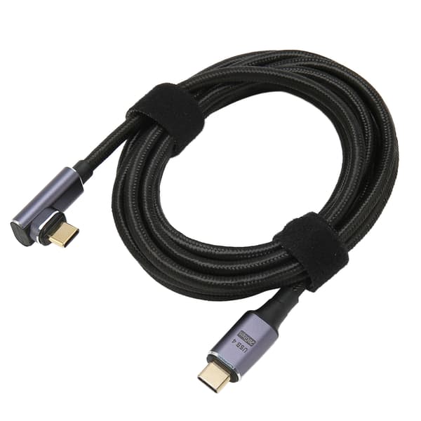 USB C til USB C Kabel Multifunktion 8K 60Hz Høj Hastighed 20Gbps PD 100W Hurtig Opladning USB 4.0 Magnetisk Datakabel 200cm Medium Albue