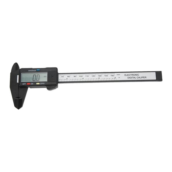 Digital bromsok i kolfiber 0–150 mm med LCD-skärm