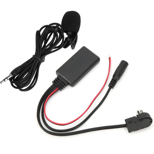 Bluetooth 5.0 AUX Kabeladapter med Mikrofon Handsfree Kompatibel Alpine CDA-9857 CDA-9886 CDA-117