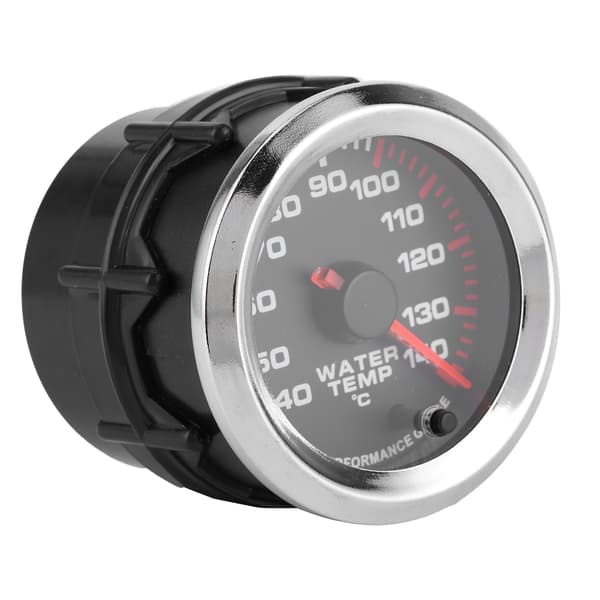 Universal Vandtemperaturmåler 7 Farve LED Display 52mm 12V med Sensor 40-140℃