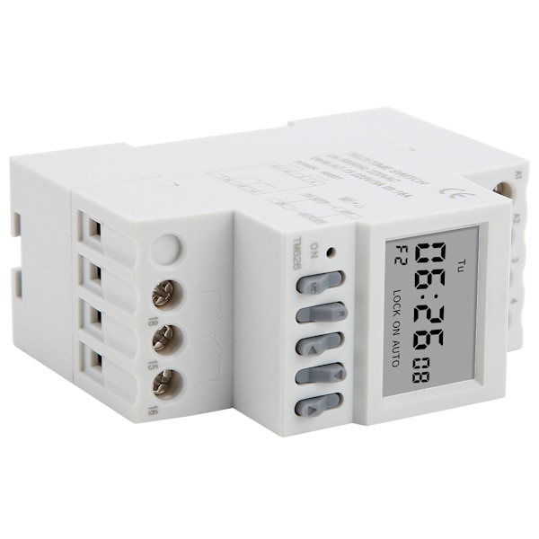 TM626 Smart Strömbrytare Timer Din Skena Montering AC220V Tidskontroll Relä