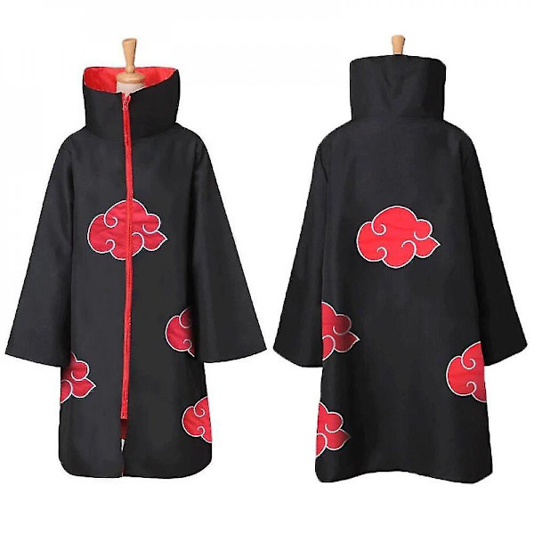 Naruto Akazaki cape anime rollespilsdragt Cloak M