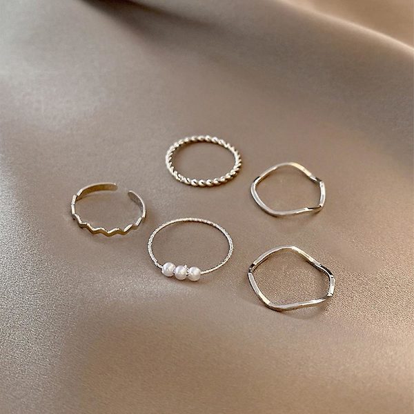 Ringsæt Vintage guldfarve modesmykker B2520 SJEN00751