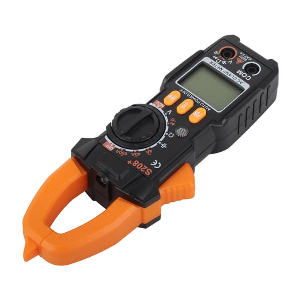 Digital Clamp Multimeter Hög Noggrannhet 2-600A AC DC Amp Spänning Kapacitansmätare Testare