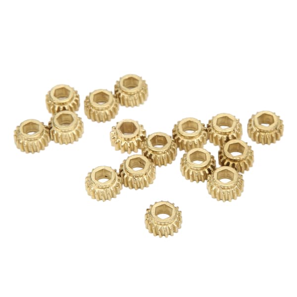 18 st Tuning Peg Gear Hex Hål Metall för Klassisk Gitarr Strängstämmare Ratio 1:18