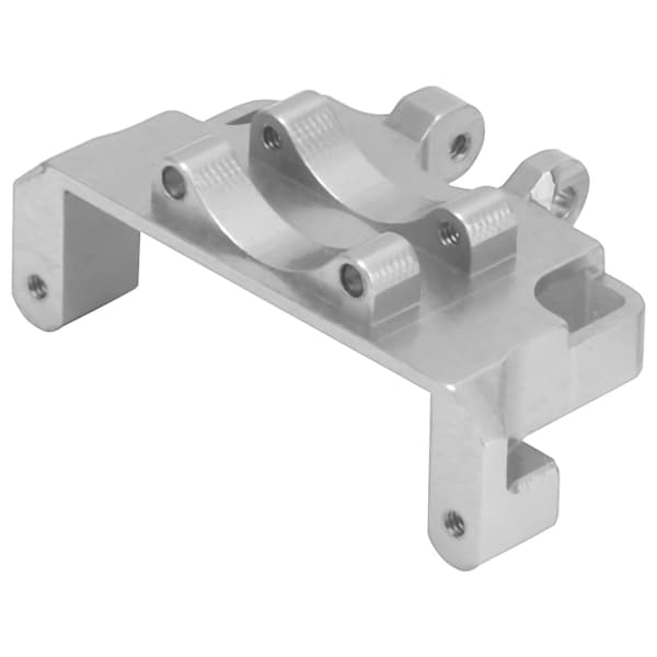 Styrefeste for aluminium, fast servofeste for Axial SCX24 90081 1 24 RC bil sølv