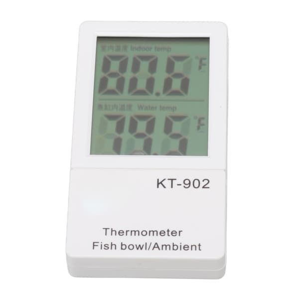 Digital Akvarium Termometer Ultralåg Strömförbrukning Elektronisk Akvarium Termometer KT902