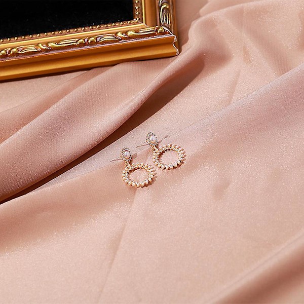 Örhänge Pearl Metallic Element Girls&#39; Modesmycken Ac3658 A162
