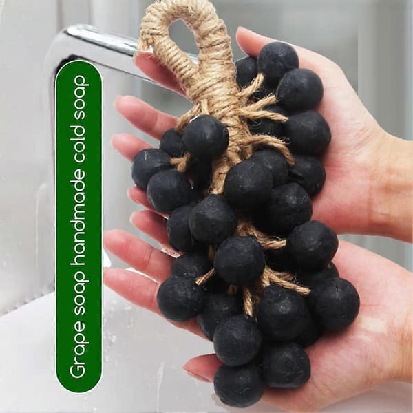Dekorativa tvålbitar handgjorda DIY utsökt heminredningspresentidé Black 40 Tablets