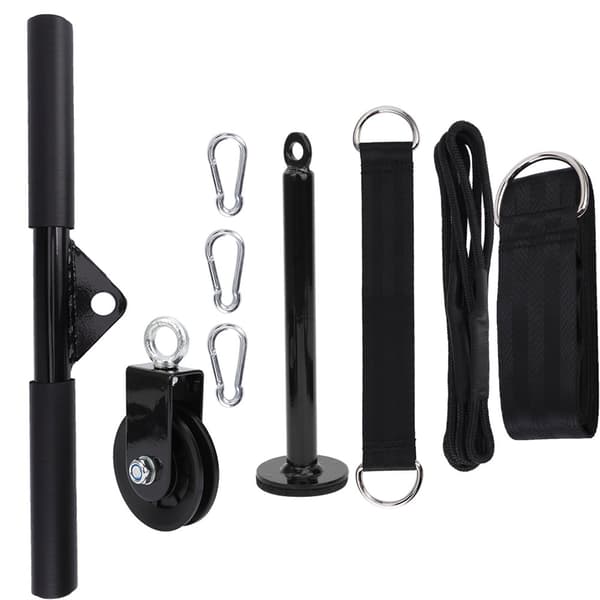 9-delars DIY Träningsutrustningsset Laststift Triceps Pulldown Remhjulssystem