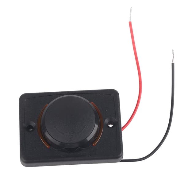 3.1A Dobbelt USB Biloplader 12V 24V Sort LED Gult Lys