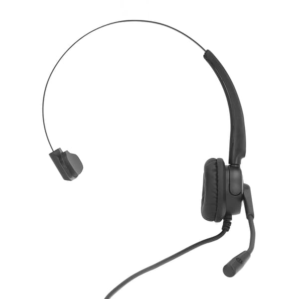 Støyreduserende kablet headset Ergonomiske hodetelefoner for kundesenter for kontortelefonsalg