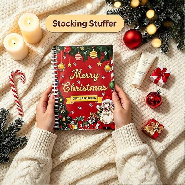 Julklappskort Bok Presentkortshållare För Vuxna Tonåringar Barn Julklappskort Häfte Julklapp E