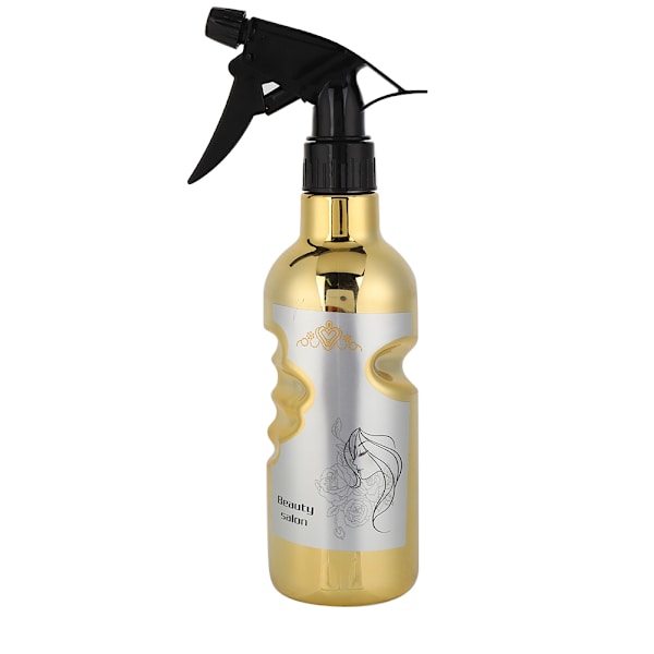 500ml Ultra Fin Vattenmistsprayflaska Guld Hårstyling