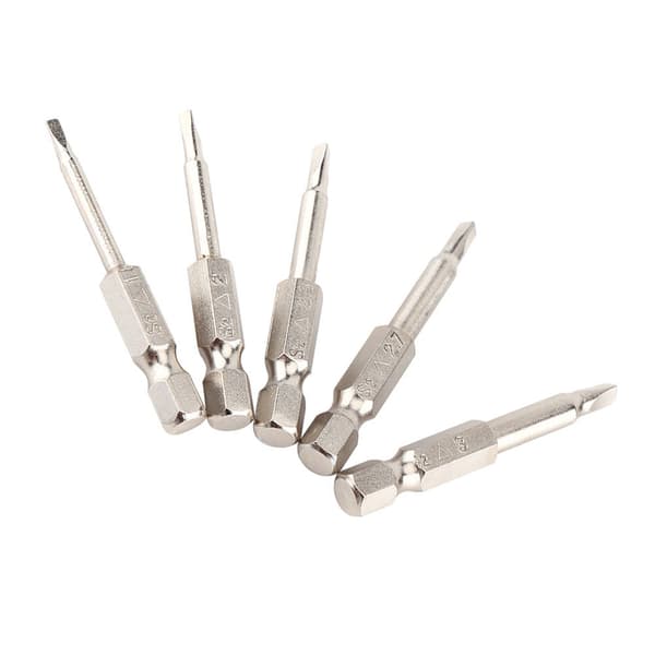 Magnetisk Skruetrækker Bits Sæt 5 stk 50mm 1 4 Tommer Hex Skaft 1 8 2 0 2 3 2 7 3 0