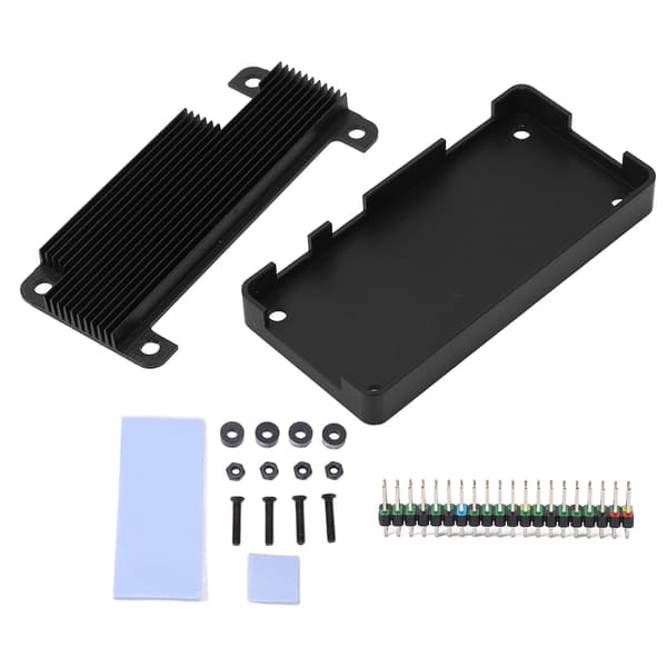 Raspberry Pi Zero Aluminiumlegering Passiv Køling Kabinet Pin Header