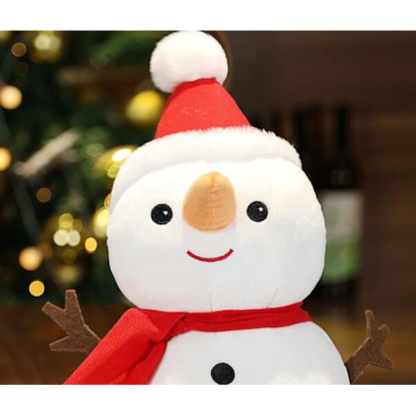 Sød snemand juleplys legetøj (snemand 40 cm)