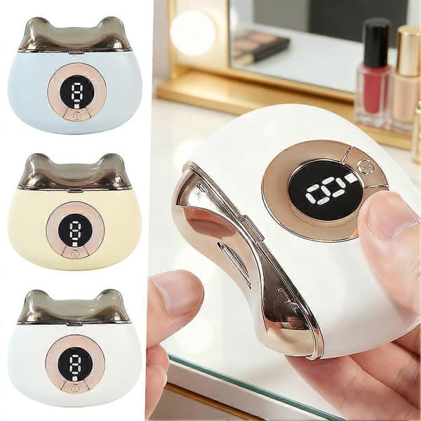 USB oppladbar neglefil for eldre Barnesikker gave til nybakte foreldre White