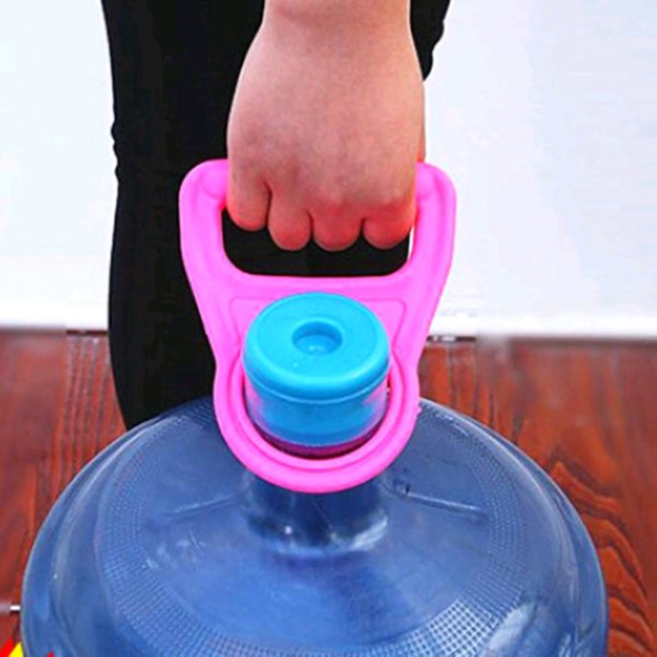 6st vattenflaskhandtag Bekvämt arbetsbesparande tillbehör Pp flexibelt flaskhandtagshållare för gallonflaska