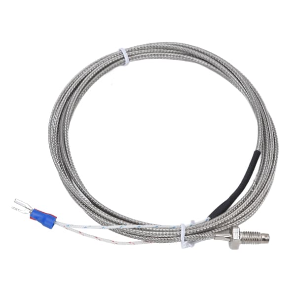 K Type Termoelement Jordet Ledning Temperatur Sensor Skrue Probe 0 til 450 Grader WRNT 01