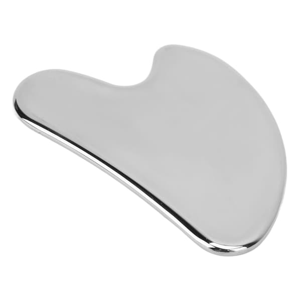 Gua Sha massageværktøj i rustfrit stål, ergonomisk spejlpoleret, hurtig positionering, arm- og ben-skraber