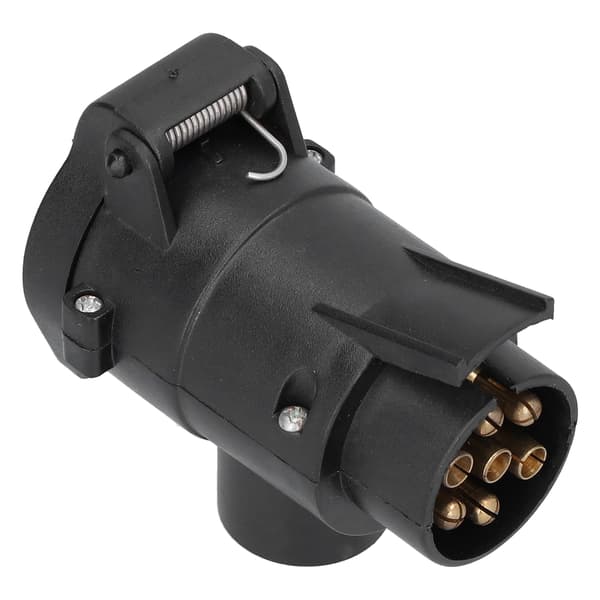 EU 12V Trailer Stik Adapter Vandtæt 7 til 13 Pin Lastbil Interface RV Strømkabel Stikforbindelse