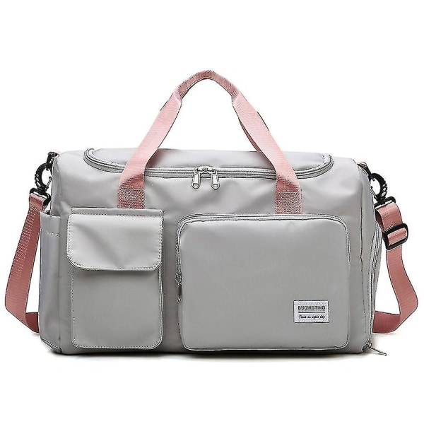 Urheilulaukku kuivan ja märän erotteluun light grey