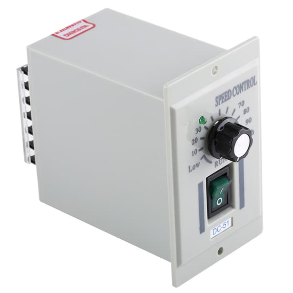 24V til 90V Justerbar DC Motorhastighetskontroller Inngang AC 110V