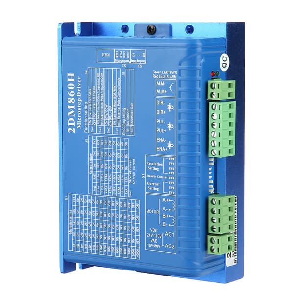 2-faset digital stepmotor driver CNC 2DM860H
