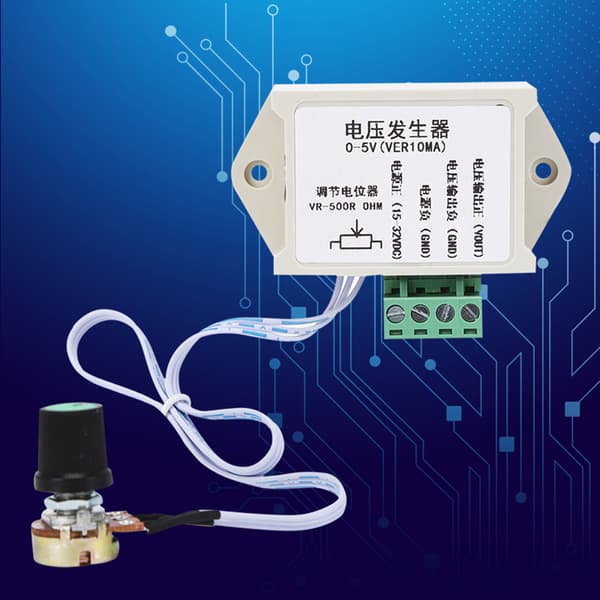 Justerbar spændingsregulator generator potentiometer 0-5VDC til PLC industriel kontrol