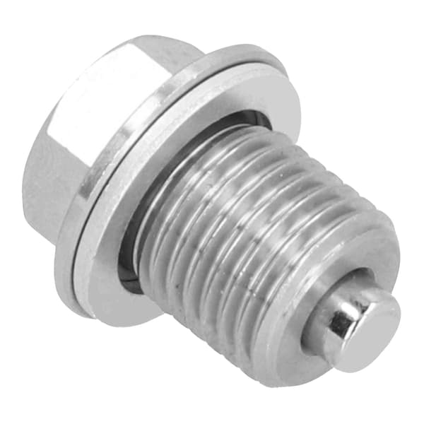 M14x1,5 mm oljeplugg i rustfritt stål, magnetisk universell bunnplugg