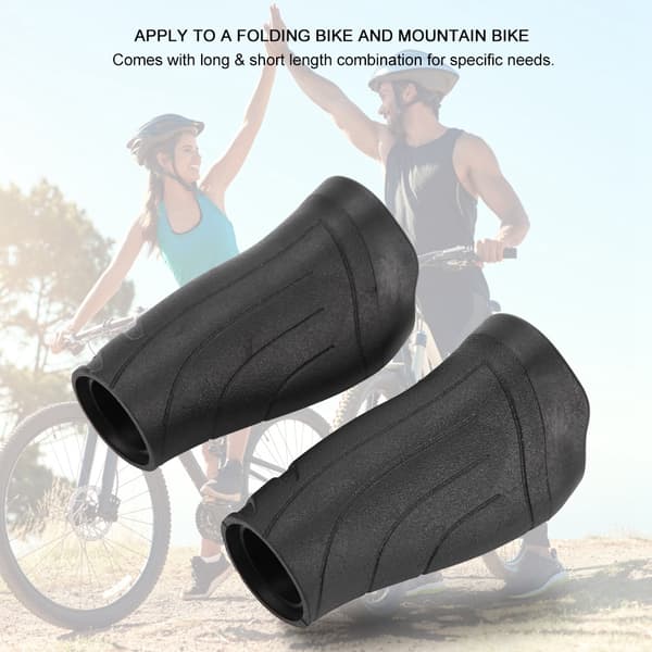Plastik Mountainbike Folde Styrgreb Kort Lang 2 Pak