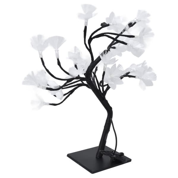 24 LED Fiber Optic USB-driven Simuleringsblomma Lampa Heminredning