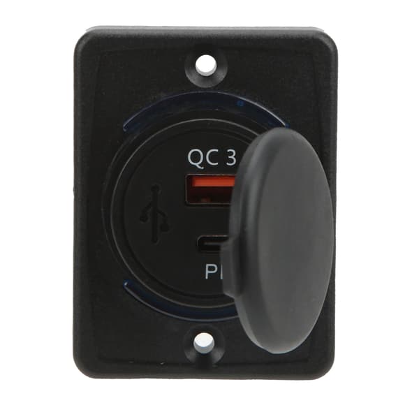 18W PD QC3.0 USB Hurtigoplader Adapter 12-24V Input Universal til RV Elektrisk Udstyr
