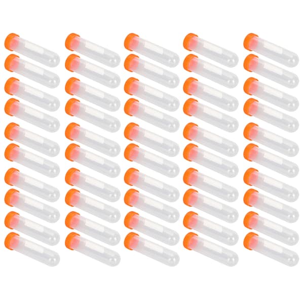 50ml 50st Centrifugrör Plast Skruvlock Exakt Skala Laboratorieexperiment Teströr