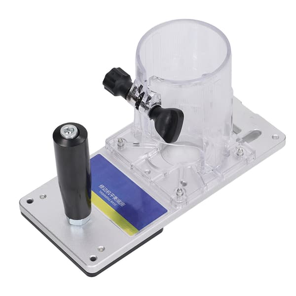 Professionel Træbearbejdningsfræserbase Transparent Plast Standard 6,5 cm Dia