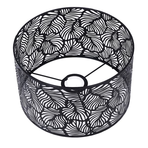 Modern enkel svart lampskärm för E14 E27 glödlampor heminredning