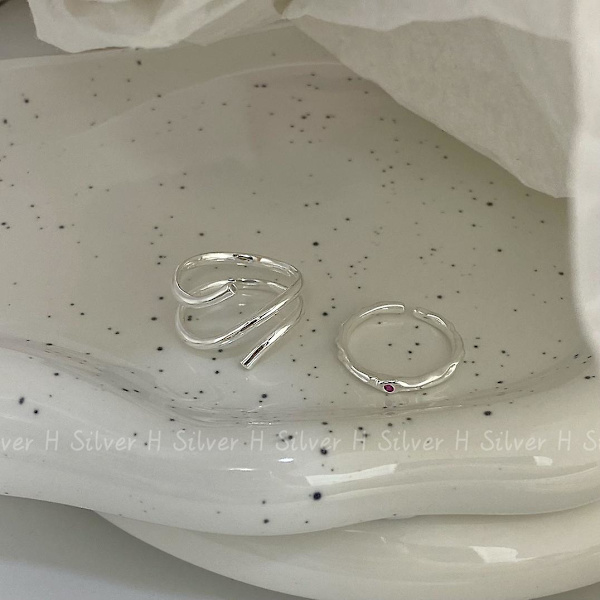 Ringpärlor S925 Silver Modesmycken Ac5222 mult-layer