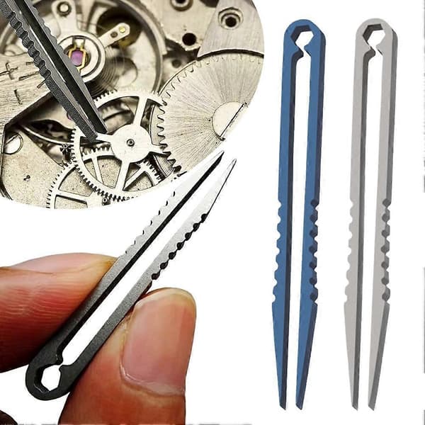 Bærbar Titaniumlegering Pincetrenser Ultralet Kompakt til EDC rejse EDC essentiel Titanium col S